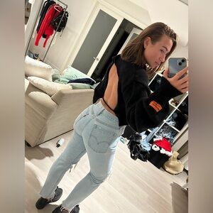 Heron Preston Open-Back Knitted Jumper